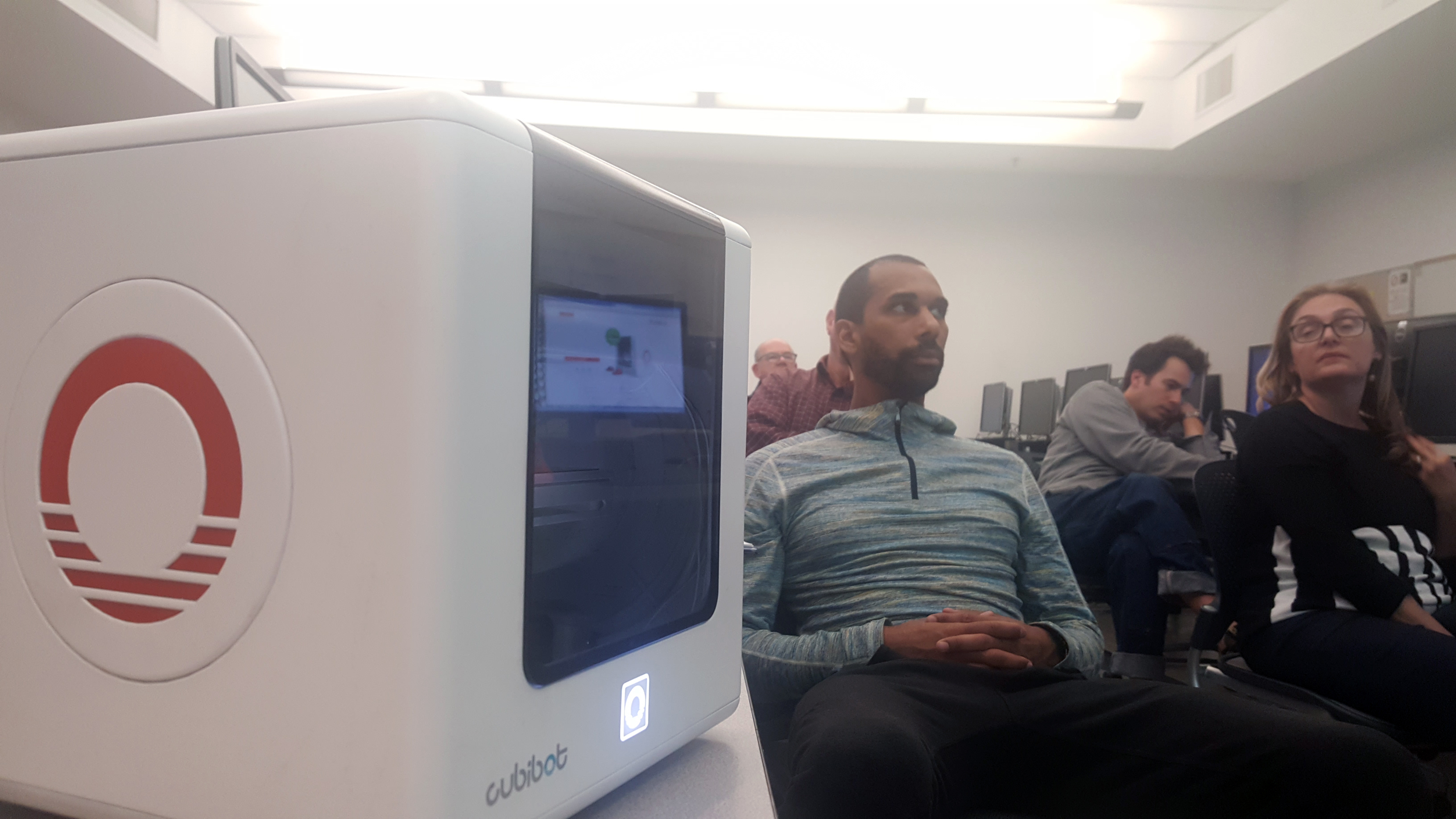 Cubibot 3D printer cloud base in Santa Monica College Los Angles