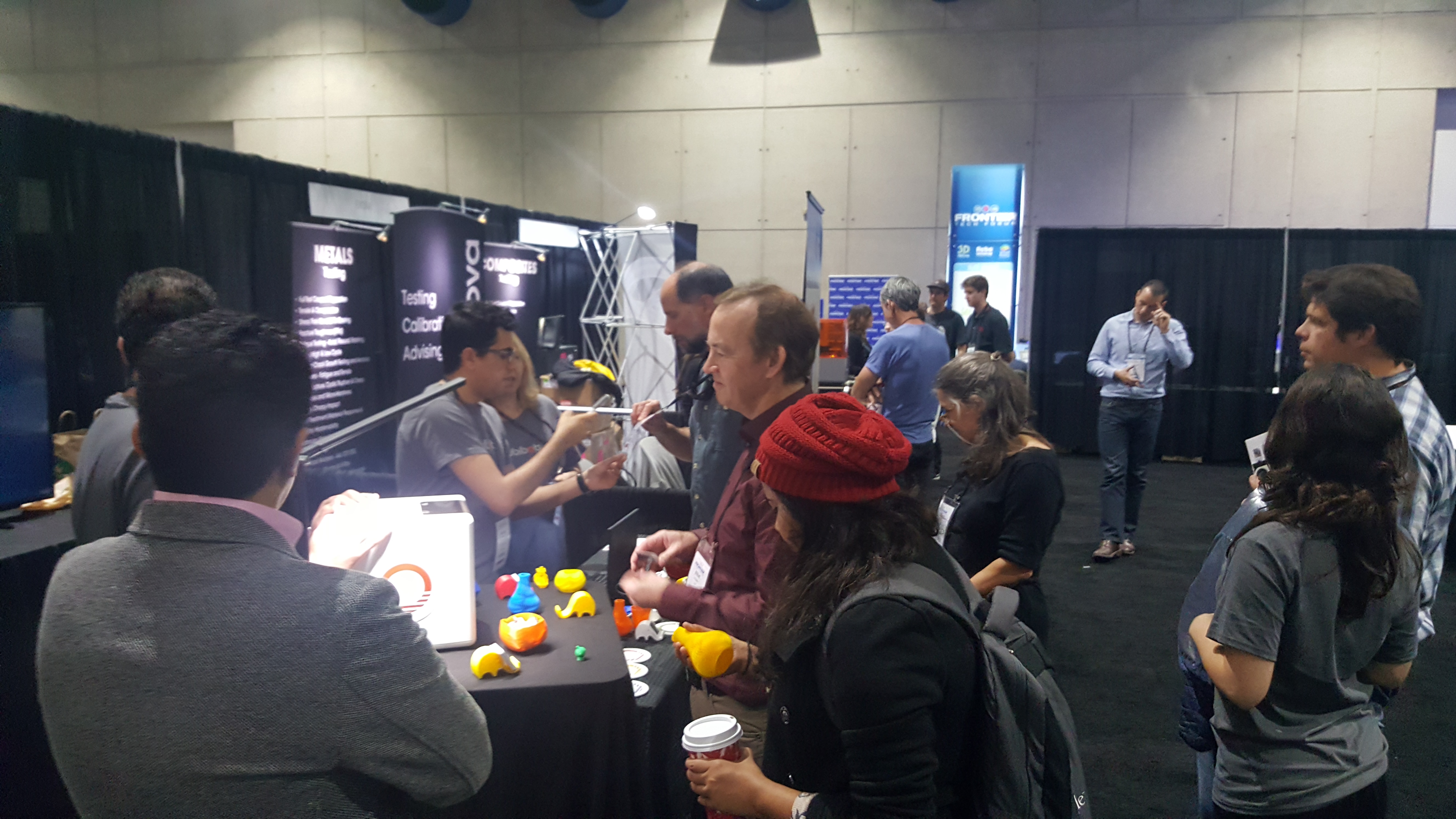 Cubibot 3D printer in San Diego Convention Center